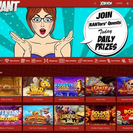 Rant Casino: 8 Reasons To Rally On Red With Real Money