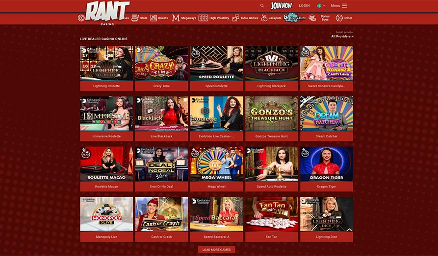 Screenshot image #2 for Rant Casino