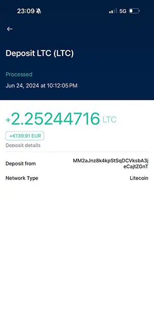 Your Withdrawal Received