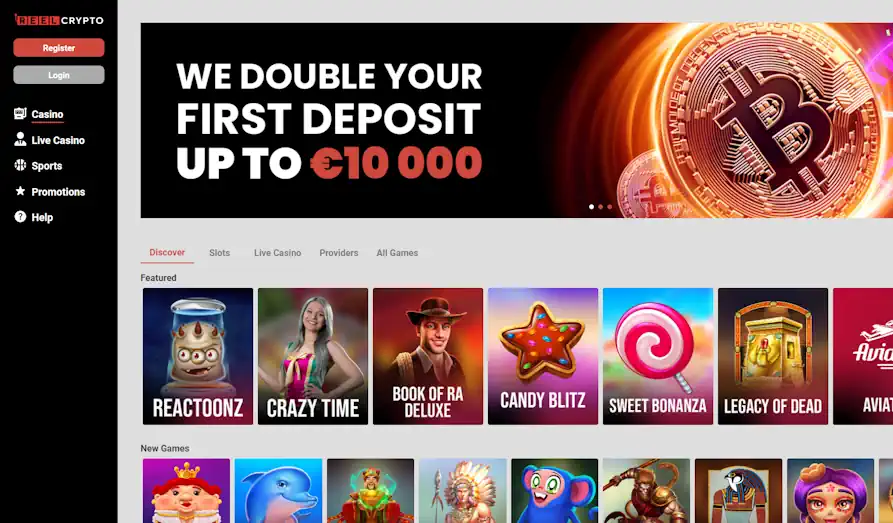 Screenshot image #1 for Reel Crypto Casino