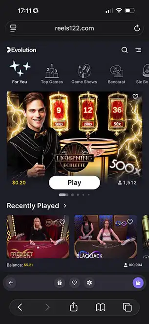 Reels IO Casino mobile screenshot #3 Mobile Screenshot image #3 for Reels IO Casino