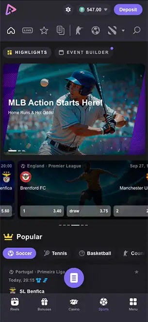 Reels IO Casino mobile screenshot #5 Mobile Screenshot image #5 for Reels IO Casino