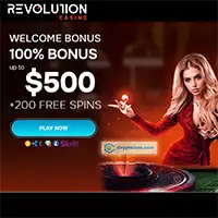 Exclusive Revolution casino bonus
