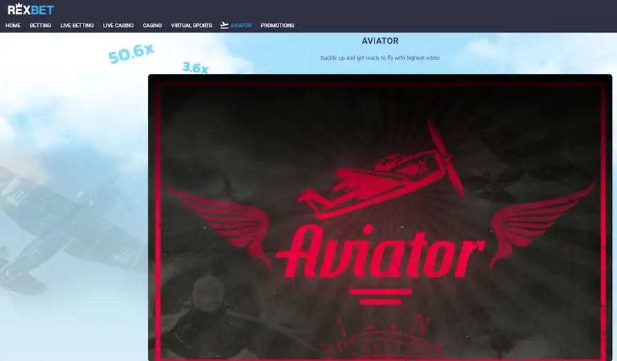Rexbet aviator Landscape screenshot image #1 for Rexbet