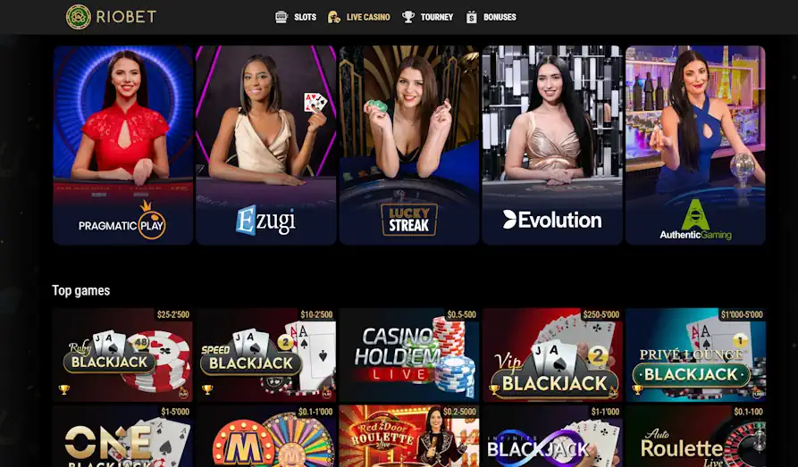 Rio Bet live casino Screenshot image #2 for Rio Bet