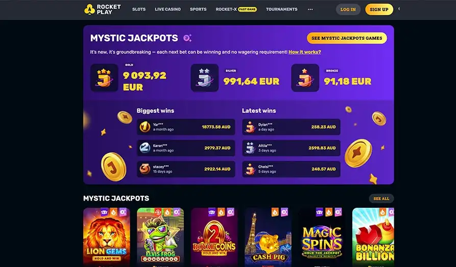 Screenshot image #3 for Rocket Play Casino