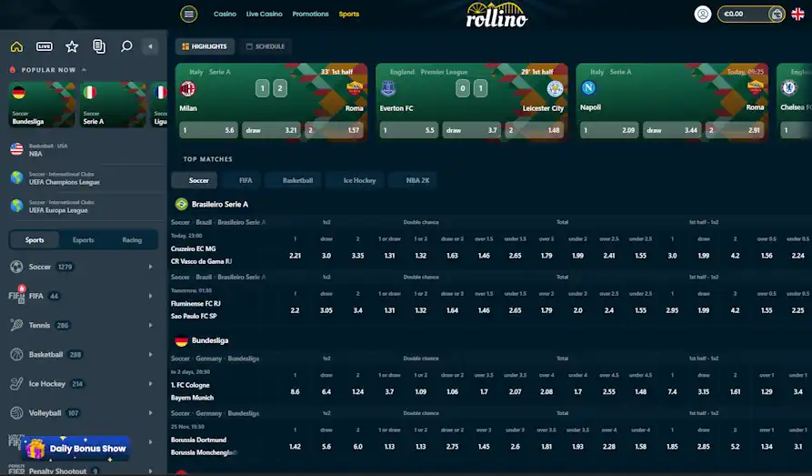 Screenshot image #2 for Rollino Casino