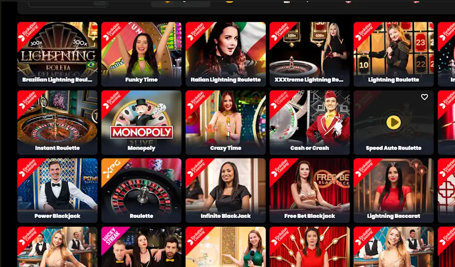 Royal Fortune Casino live games Landscape screenshot image #1 for Royal Fortune Casino