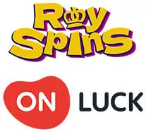 RoySpin and OnLuck logo