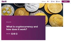 What is crypto - A guide from Skrill