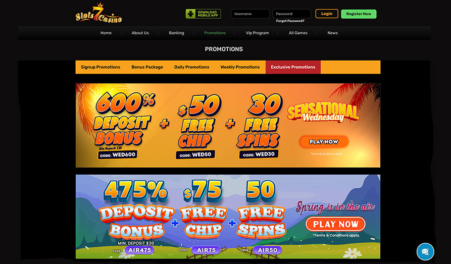 Screenshot image #2 for Slots 7 Casino