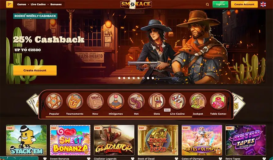 Screenshot image #3 for Smokace Casino