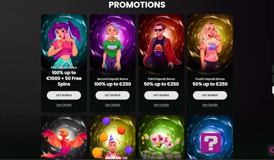Spinaro promo Landscape screenshot image #1 for Spinaro Casino