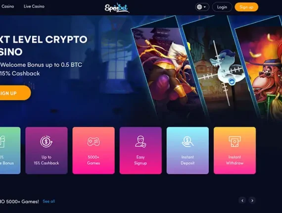Six Superb Features on Spinbet Bitcoin Casino