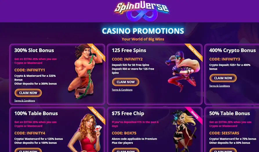Spinoverse promos Landscape screenshot image #1 for Spinoverse