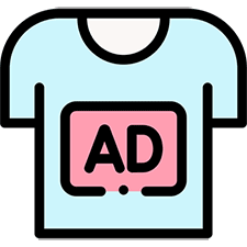Sponsor - Ad on t-shirt