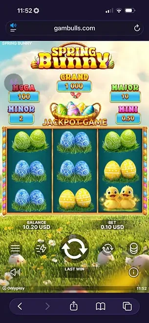 Spring Bunny mobile screenshot #1