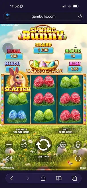 Spring Bunny mobile screenshot #2
