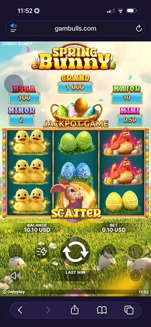 Spring Bunny mobile screenshot #3