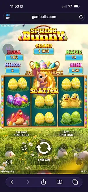 Spring Bunny mobile screenshot #4