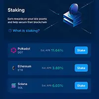 Staking with Crypto dot com app