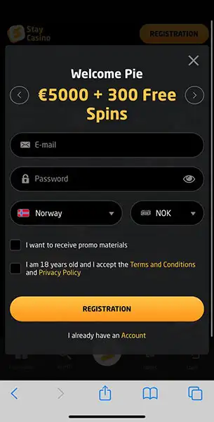 Mobile Screenshot image #5 for Stay Casino