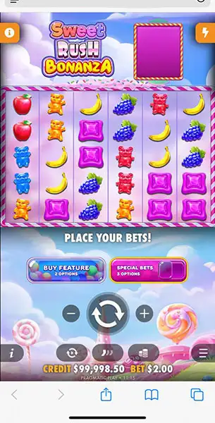 Sweet Rush Bonanza mobile screenshot #4