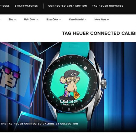 Tag Heuer launches a smartwatch feature that can display NFTs