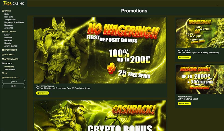 Screenshot image #3 for Thor Casino