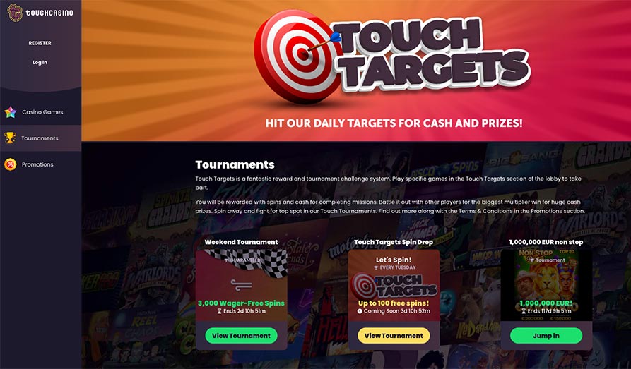 Landscape screenshot image #1 for Touch Casino