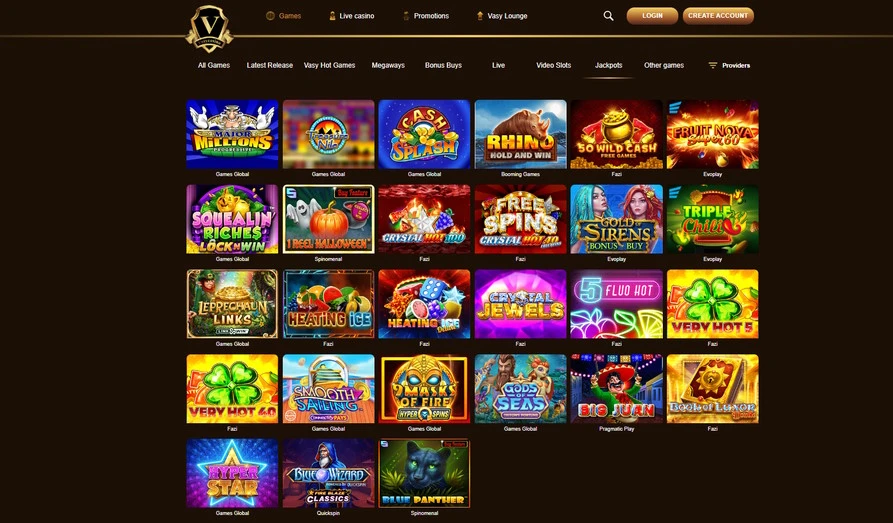 Screenshot image #2 for Vasy Casino