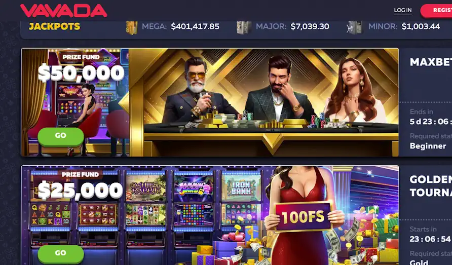 Vavada casino tournaments Screenshot image #3 for Vavada Casino