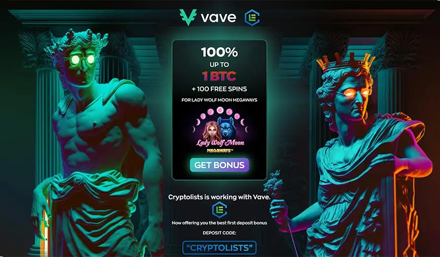 Main screenshot image for Vave Casino