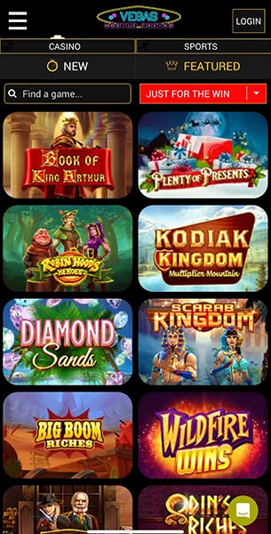 Mobile Screenshot image #4 for Vegas Mobile Casino