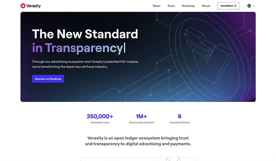 Verasity Homepage