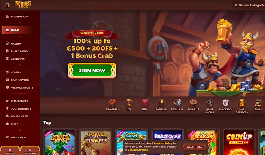 Viking Luck home Main screenshot image for Viking Luck