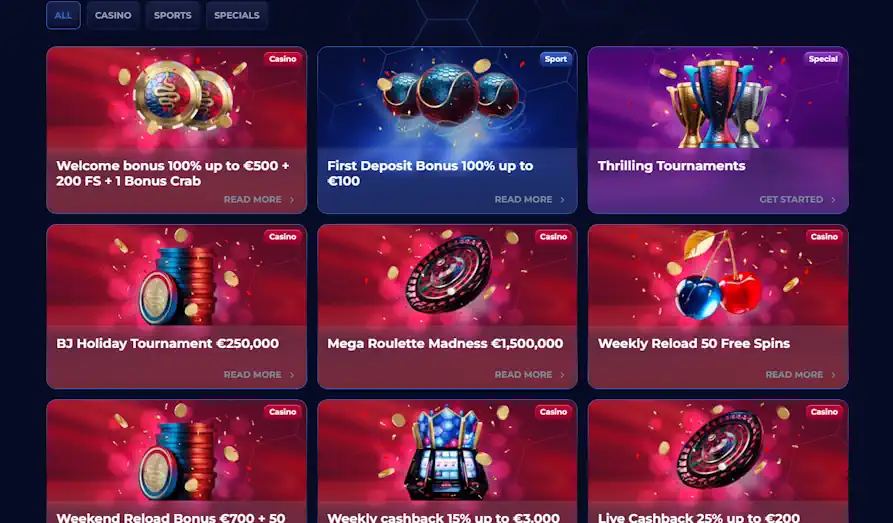 Viper Win Casino promos Landscape screenshot image #1 for Viper Win Casino