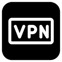 Black VPN icon