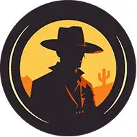 Wanted Win gunslinger logo