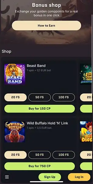 Mobile Screenshot image #2 for Wanted Win Casino