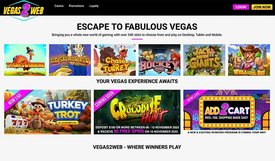 Screenshot image #2 for Vegas 2 Web Casino