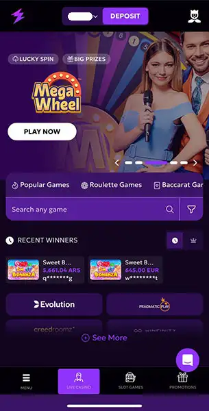 Weezy Bet mobile screenshot #1 Mobile Screenshot image #1 for Weezy Bet