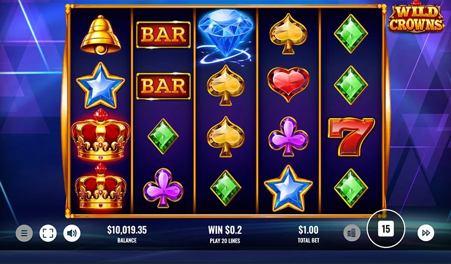 Wild Crowns screenshot Wild Crowns game interface