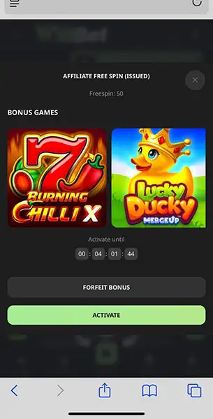 Willbet Casino mobile screenshot #4 Mobile Screenshot image #4 for Willbet Casino