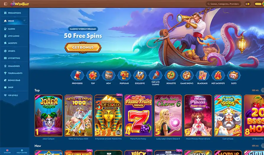 Main screenshot image for Winbay Casino
