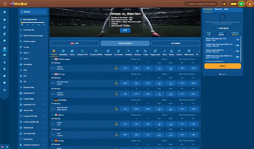 Landscape screenshot image #1 for Winbay Casino