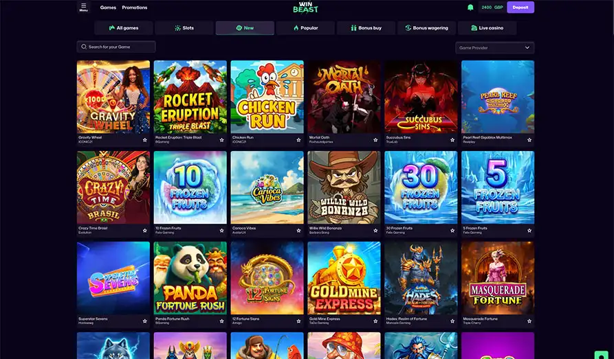 Win Beast New Games Landscape screenshot image #1 for Win Beast