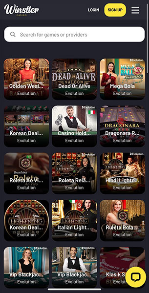 Mobile Screenshot image #4 for Winstler Casino