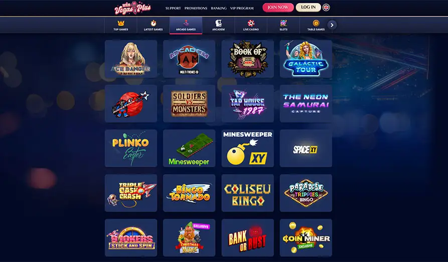 Screenshot image #3 for WinVegasPlus Casino