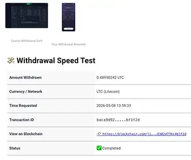 withdrawal-speed-test-jack - CryptoLists.com Withdrawal Speed Test - Jack Casino